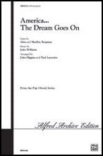 America the Dream Goes on SATB choral sheet music cover